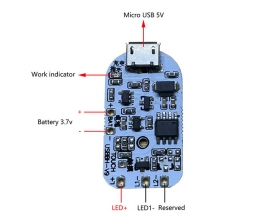 USB Touch Table Lamp Dimmer LED Driver 0-100% Stepless Dimmer 5V Charging Circuit